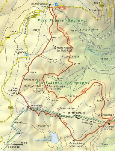 groe Wanderkarte - ca. 2,5 MB